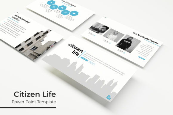 Citizen Life: A Powerful PowerPoint Template for Modern Design