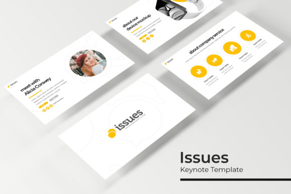 Issues Keynote Template: Professional Slide Deck for Modern Presenters