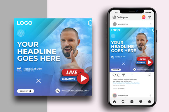 Live Streaming Workshop Social Media: Design Template Guide