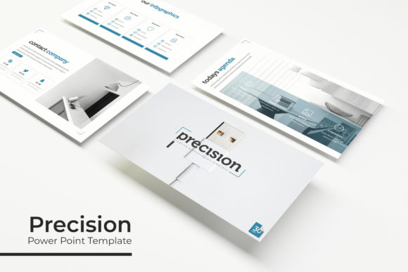 Precision Power Point Template: Professional Presentation Design