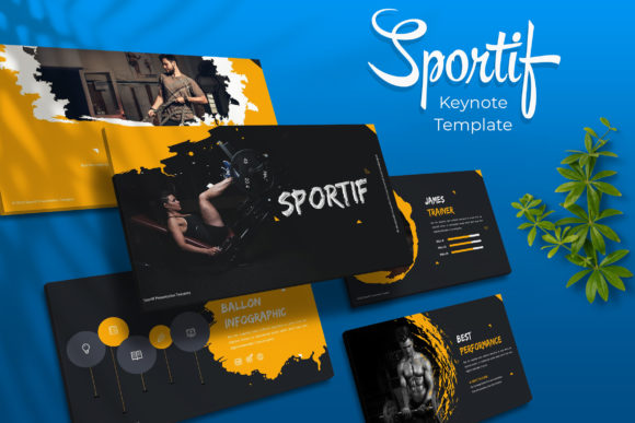 Sportif Power Point Template: Professional Presentation Design
